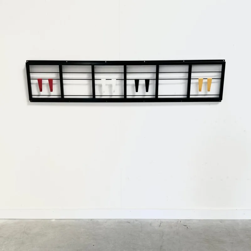 Pamono Metal Toonladder Coat Rack by Coen de Vries for Pilastro, 1950s
