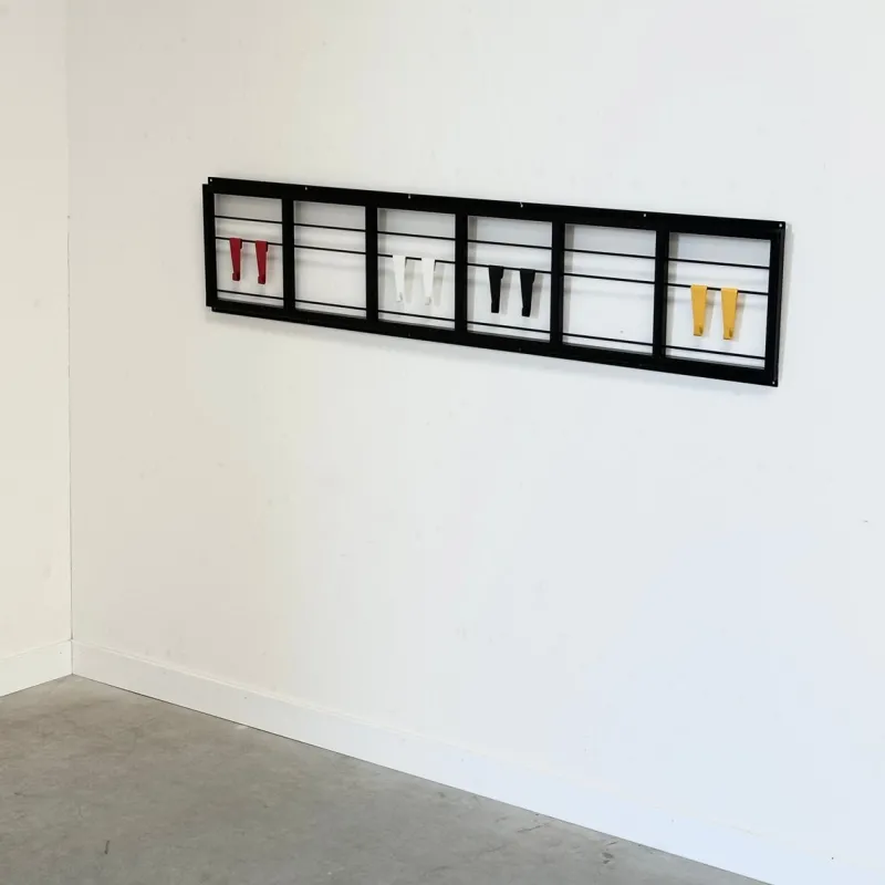 Pamono Metal Toonladder Coat Rack by Coen de Vries for Pilastro, 1950s