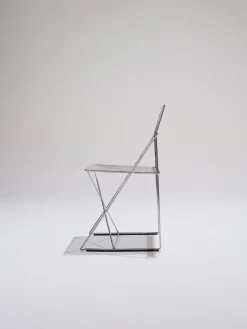 Best Pamono Metal X-Lines Chairs attributed to Niels Jørgen Haugesen, 1970s, Set of 2
