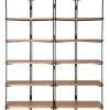 Clearance Pamono Metal-Wood Wall Unit by Francomario, 2018