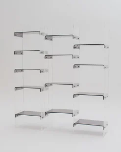 Pamono Methacrylate Shelving Unit by Michael Dumas for Roche Bobois, 1970s, Set of 2> Shelves & Wall Units