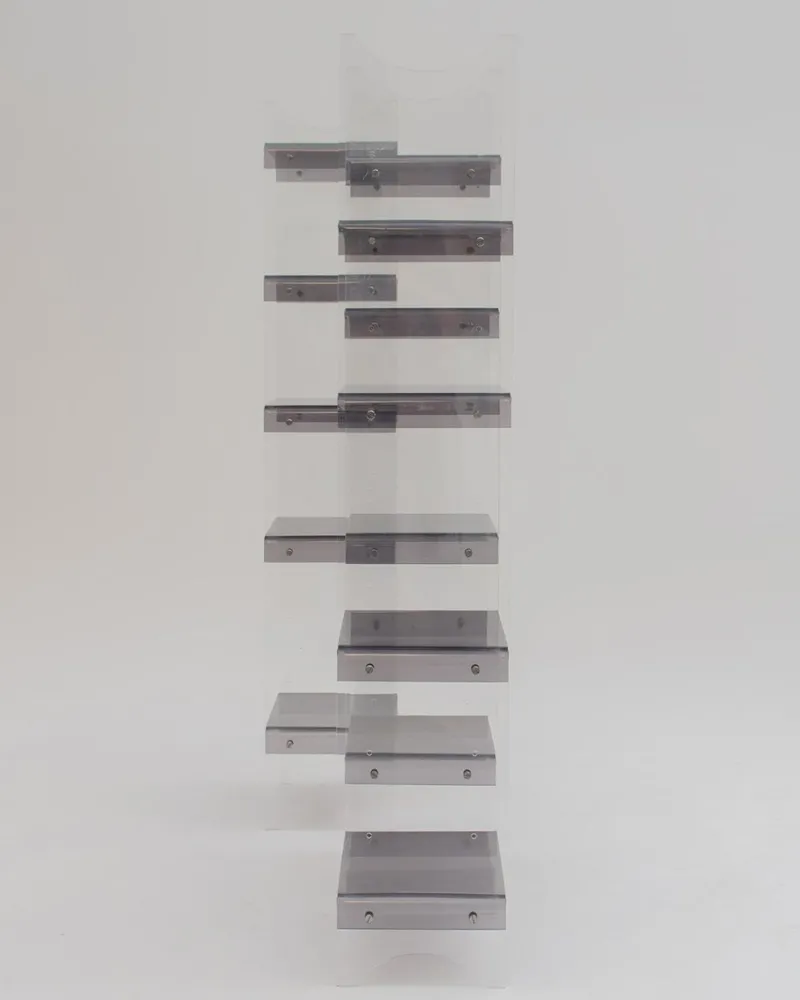 Pamono Methacrylate Shelving Unit by Michael Dumas for Roche Bobois, 1970s, Set of 2> Shelves & Wall Units