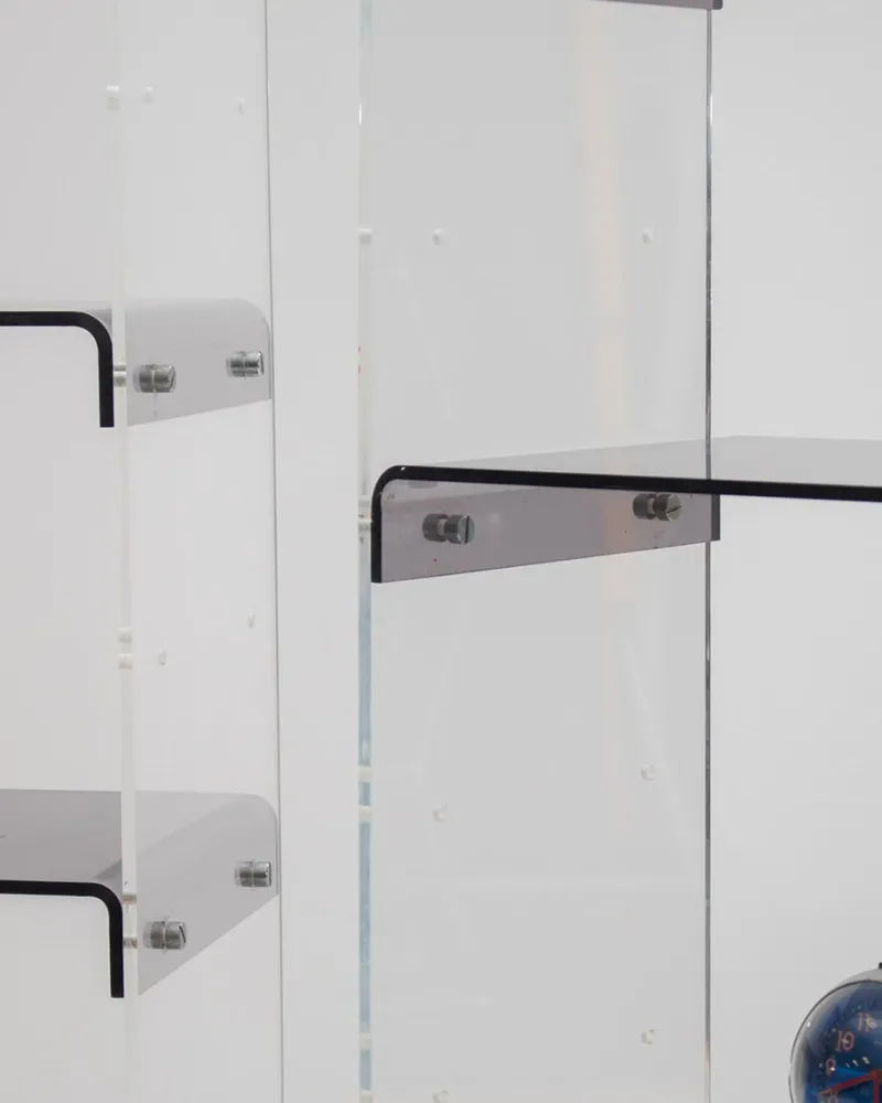 Pamono Methacrylate Shelving Unit by Michael Dumas for Roche Bobois, 1970s, Set of 2> Shelves & Wall Units