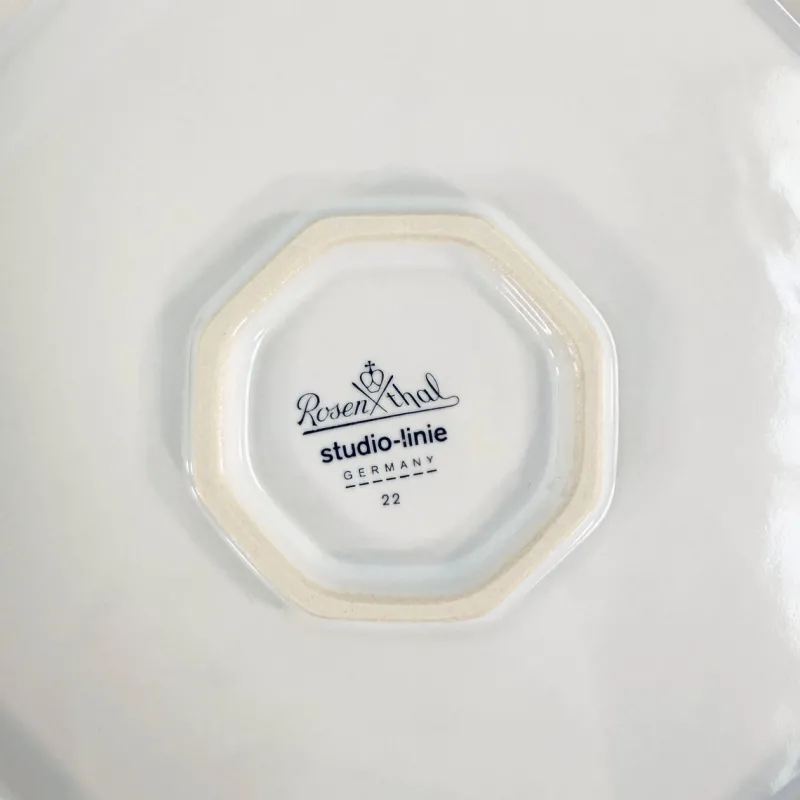 Pamono Metropol Cheese Plates by Barbara Brenner for Rosenthal, 1990s, Set of 2> Dinner Plates & Bowls