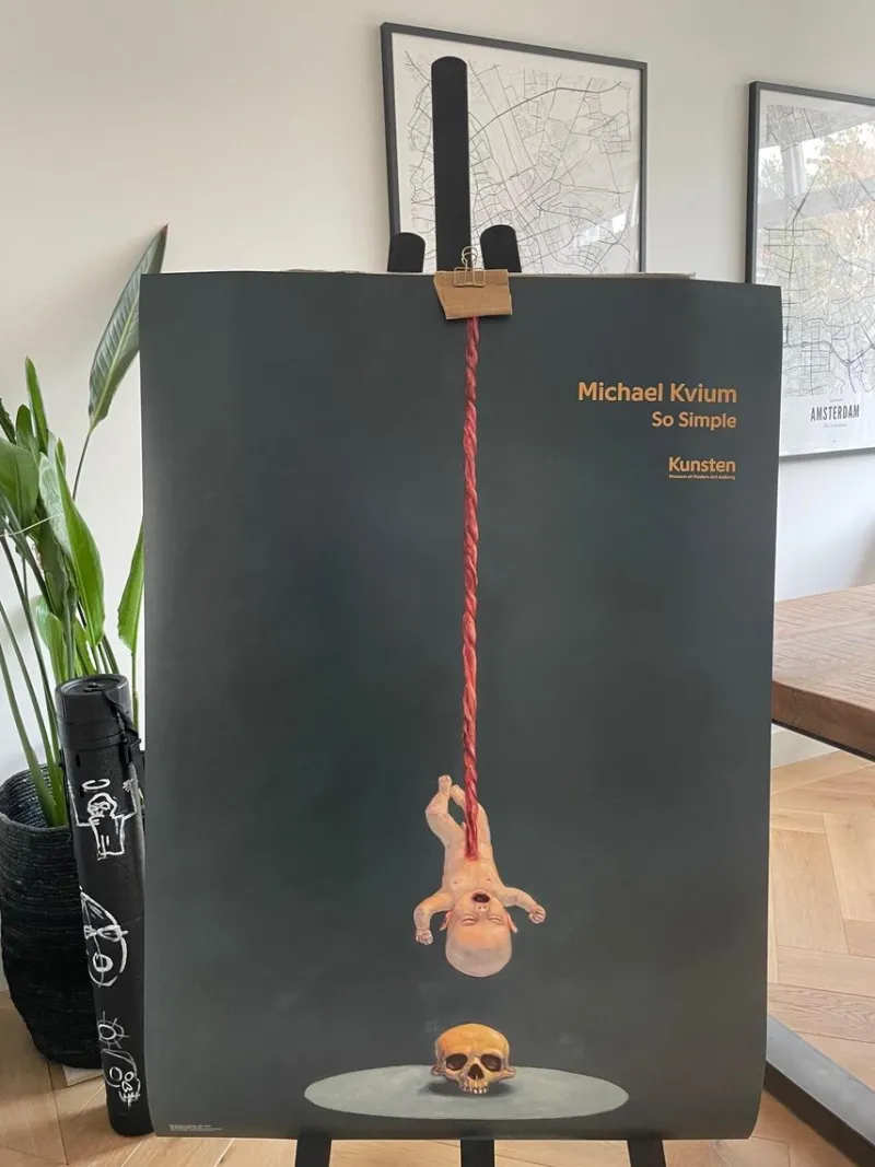 Clearance Pamono Michael Kvium, So Simple, 1995, Print