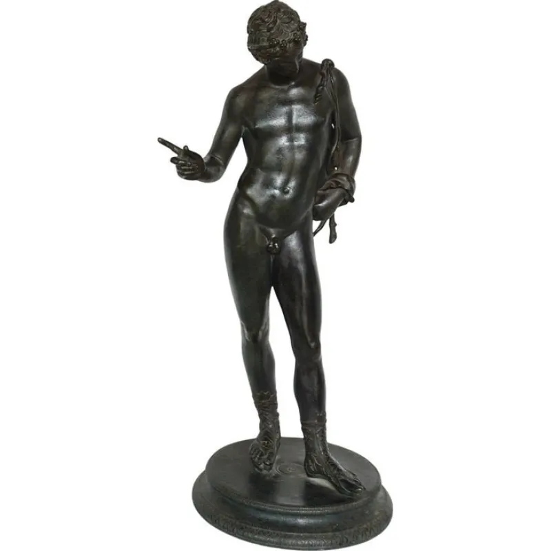 New Pamono Michele Amodio, Narcissus, Late 19th Century, Bronze
