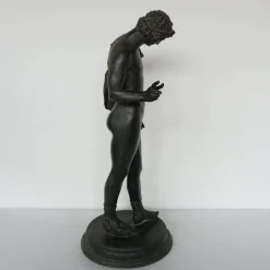 New Pamono Michele Amodio, Narcissus, Late 19th Century, Bronze