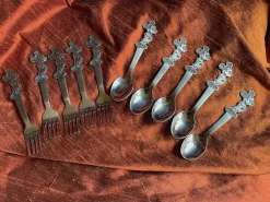 Outlet Pamono Mickey Mouse Cutlery from Bonny, Japan, 1960s, Set of 10
