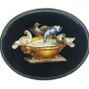 Pamono Micromosaic Plinys Doves Brooch, 1860s> Brooches