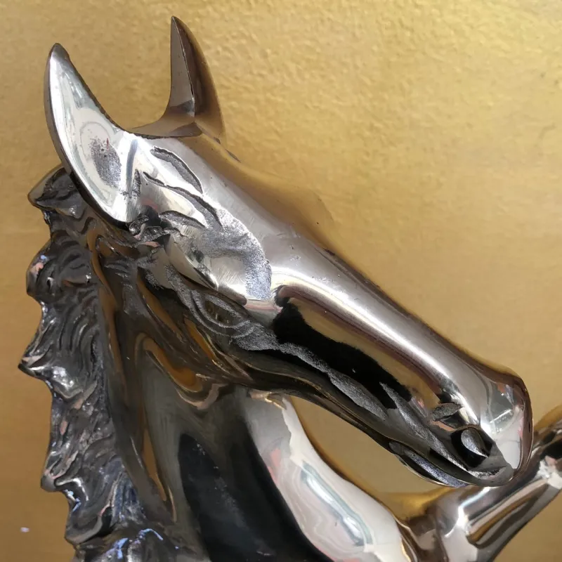 Pamono Mid Century Brass Horse, Italy, 1950s> Mid-Century