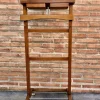 Pamono Mid Century Modern Italian Wood Valet Stand, 1960s> Racks, Hooks & Valets