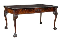 Online Pamono Mid 19th Century Chippendale English Partners Desk, 1860s