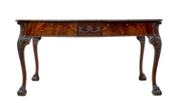Online Pamono Mid 19th Century Chippendale English Partners Desk, 1860s