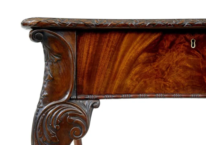 Online Pamono Mid 19th Century Chippendale English Partners Desk, 1860s