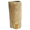 Pamono Mid 20th Century Naga Wood Trunk Pot> Planters And Jardiniere