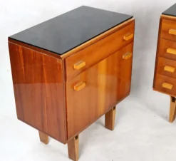 Pamono Mid 20th Century Nightstands, 1970s, Set of 2><noscript><img width=