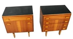 Pamono Mid 20th Century Nightstands, 1970s, Set of 2><noscript><img width=
