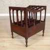 Pamono Mid 20th Century Walnut Magazine Rack, 1950s> Magazine Racks