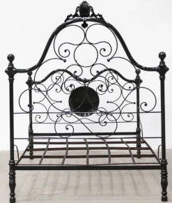 Pamono Mid 19th Century Wrought Iron Bed, France> Beds & Bedroom Sets
