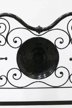 Pamono Mid 19th Century Wrought Iron Bed, France><noscript><img width=