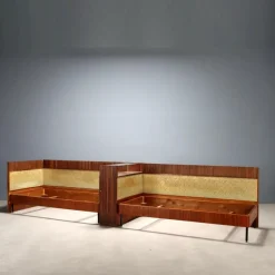 Hot Pamono Mid-Century Adjacent Beds, 1960s