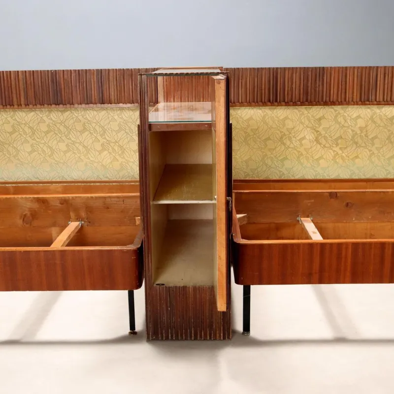 Hot Pamono Mid-Century Adjacent Beds, 1960s