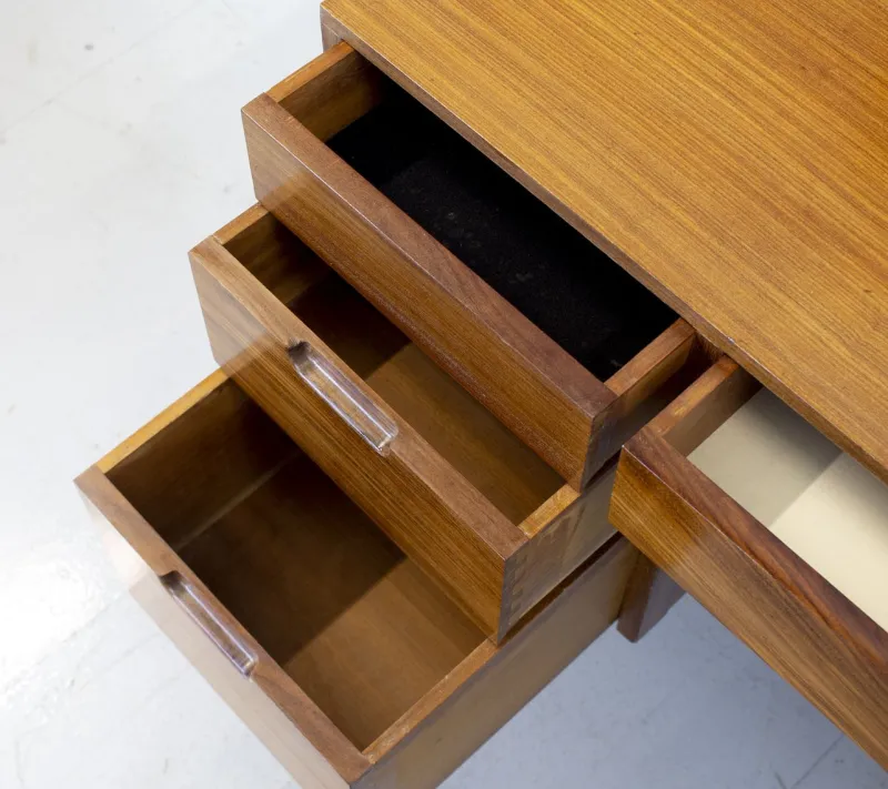Pamono Mid-Century Afromosia Dressing Desk by Richard Hornby, 1960s> Dressing Tables