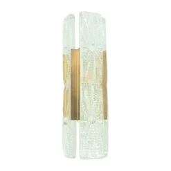 Discount Pamono Mid-Century Aladdin Wall Light in Glass and Brass from Vitrika, Denmark, 1960s-1970s