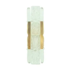 Discount Pamono Mid-Century Aladdin Wall Light in Glass and Brass from Vitrika, Denmark, 1960s-1970s