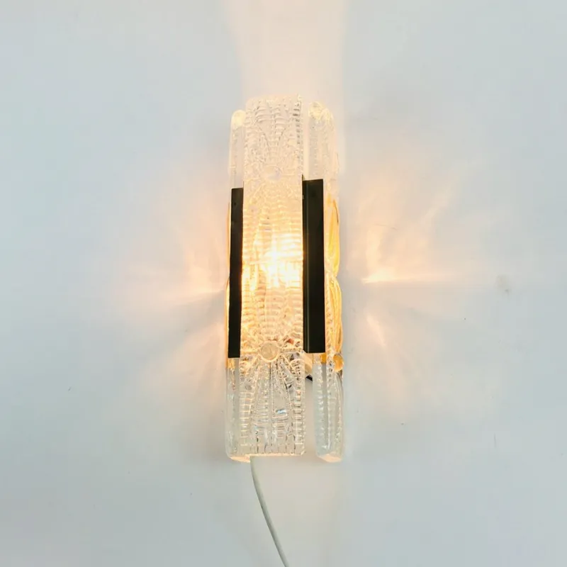 Discount Pamono Mid-Century Aladdin Wall Light in Glass and Brass from Vitrika, Denmark, 1960s-1970s