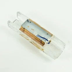 Discount Pamono Mid-Century Aladdin Wall Light in Glass and Brass from Vitrika, Denmark, 1960s-1970s