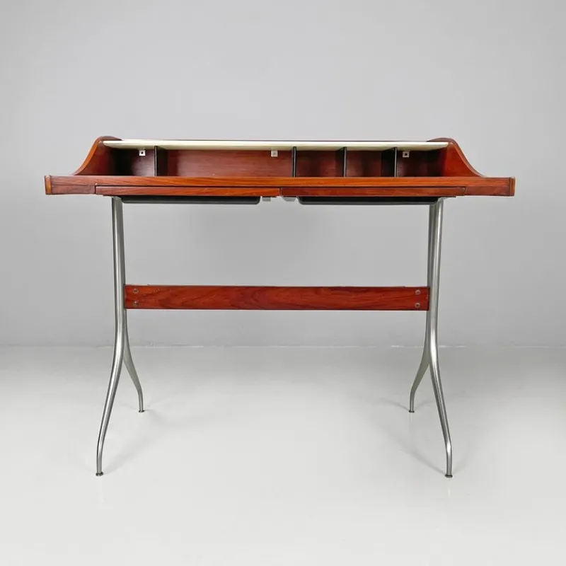 Sale Pamono Mid-Century American Modern Wood & Laminate Desk attributed to George Nelson for Herman Miller, 1960s