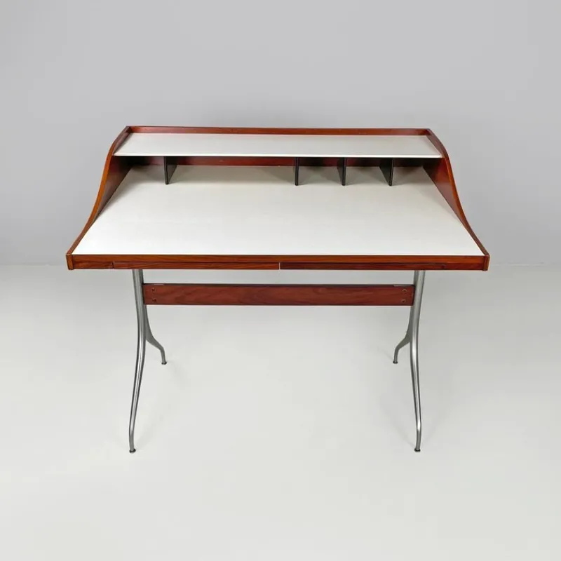 Sale Pamono Mid-Century American Modern Wood & Laminate Desk attributed to George Nelson for Herman Miller, 1960s