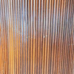 Pamono Mid-Century Art Deco French Self-Supporting Wooden Screen attributed to Baumann, 1950s><noscript><img width=