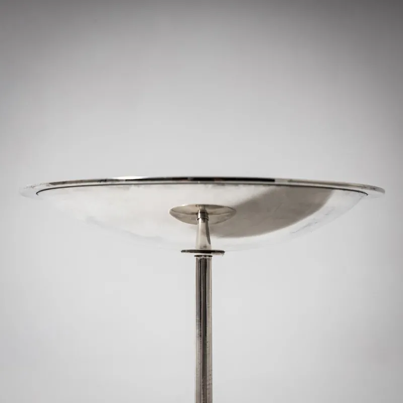 Outlet Pamono Mid-Century Art Deco Style Model No. 718 Tazza in Silver by Sigvard Bernadotte for Georg Jensen, Denmark