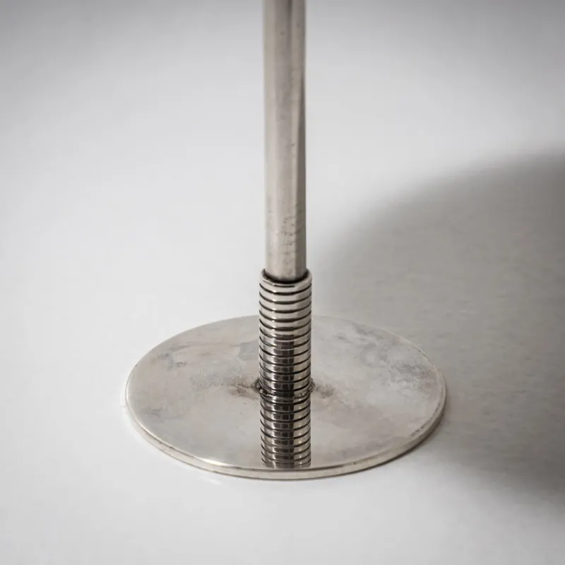 Outlet Pamono Mid-Century Art Deco Style Model No. 718 Tazza in Silver by Sigvard Bernadotte for Georg Jensen, Denmark