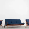 New Pamono Mid-Century Australian Modern Teak Sofa & Armchairs by Parker Furniture, 1950s, Set of 3