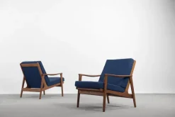 New Pamono Mid-Century Australian Modern Teak Sofa & Armchairs by Parker Furniture, 1950s, Set of 3