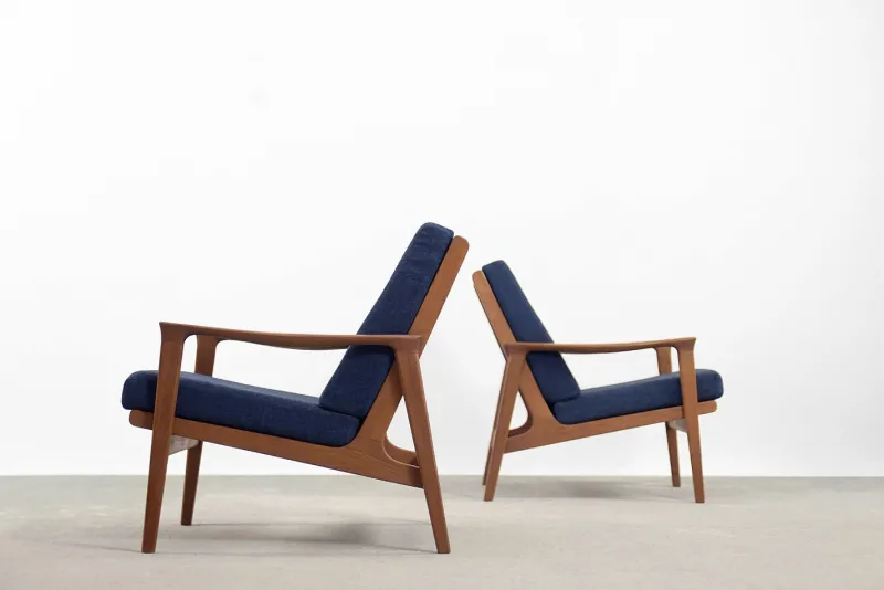 New Pamono Mid-Century Australian Modern Teak Sofa & Armchairs by Parker Furniture, 1950s, Set of 3