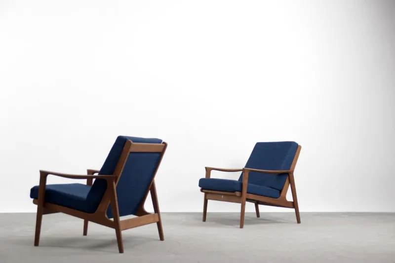 New Pamono Mid-Century Australian Modern Teak Sofa & Armchairs by Parker Furniture, 1950s, Set of 3