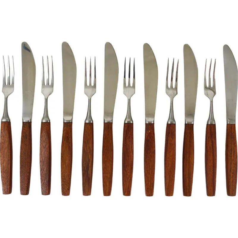 Pamono Mid-Century Austrian Boxed Cutlery from Amboss, 1950s, Set of 12> Cutlery & Serving Utensils