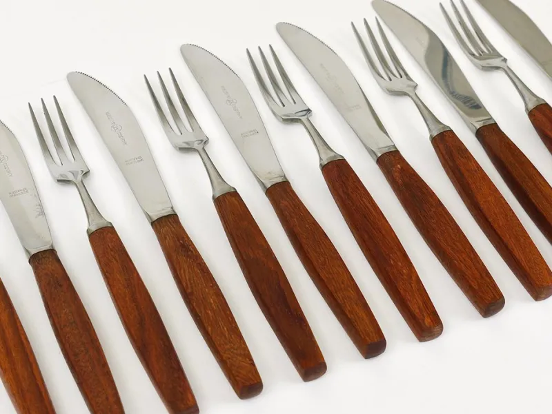 Pamono Mid-Century Austrian Boxed Cutlery from Amboss, 1950s, Set of 12> Cutlery & Serving Utensils