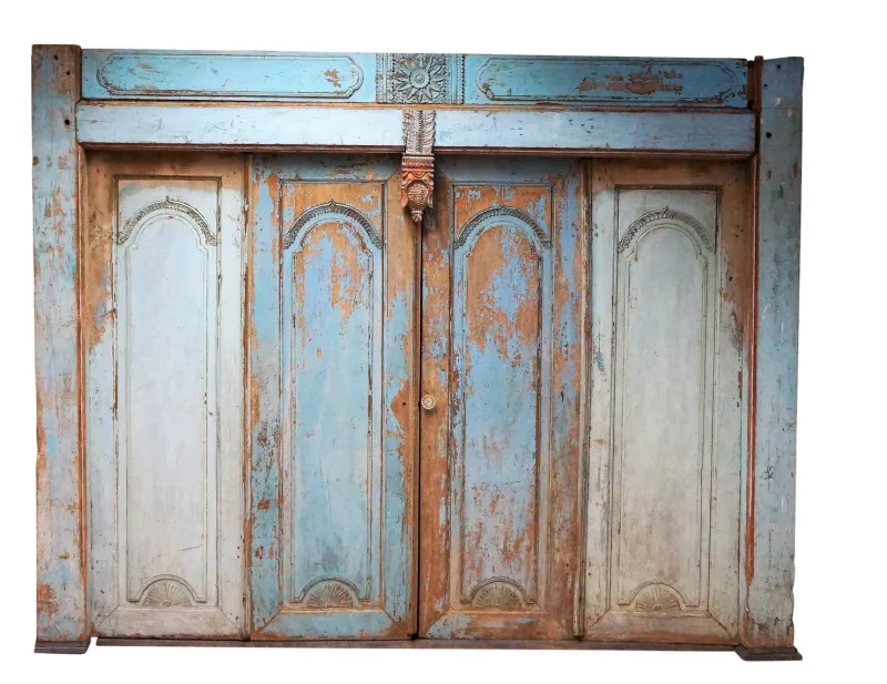 Outlet Pamono Mid-Century Balinese Carved Doors