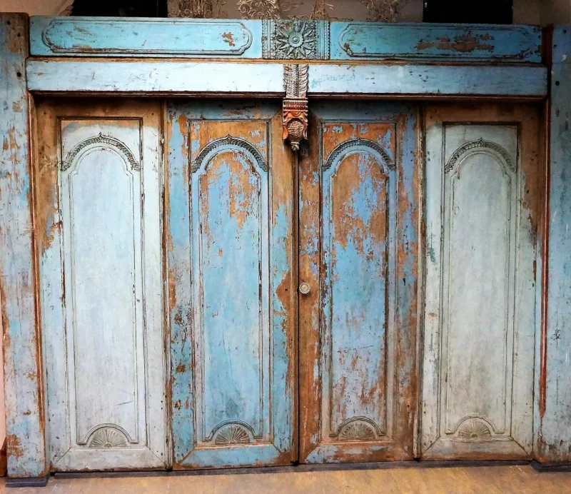 Outlet Pamono Mid-Century Balinese Carved Doors
