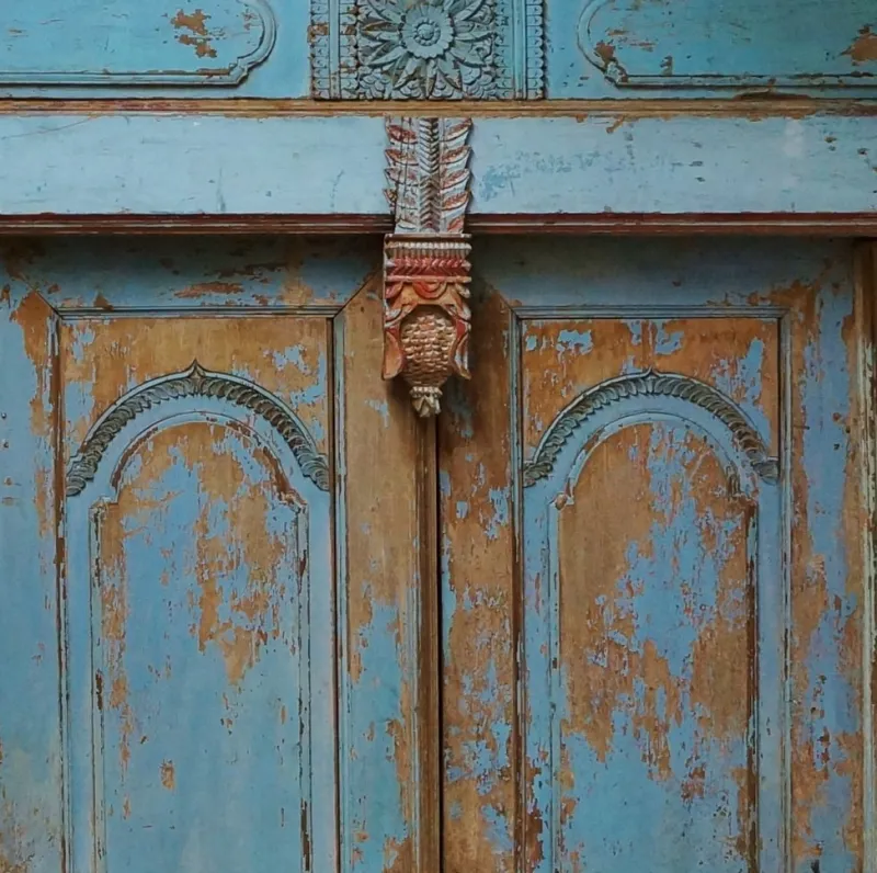 Outlet Pamono Mid-Century Balinese Carved Doors