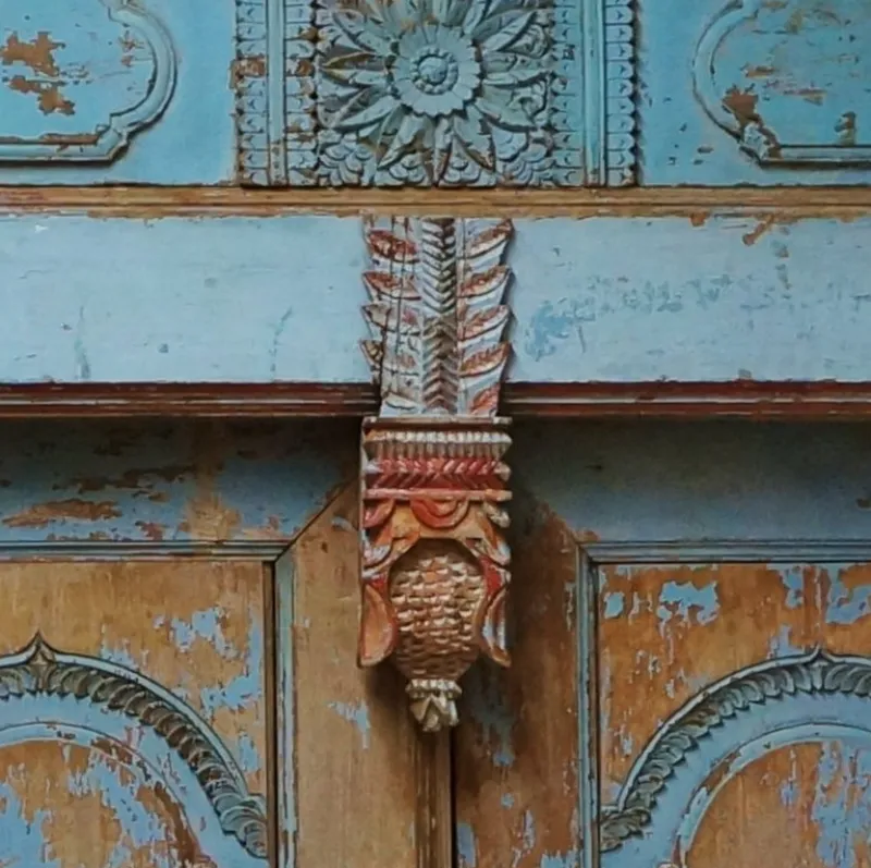 Outlet Pamono Mid-Century Balinese Carved Doors