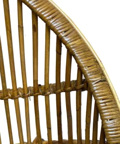 Clearance Pamono Mid-Century Bamboo and Rattan Armchair, 1950s