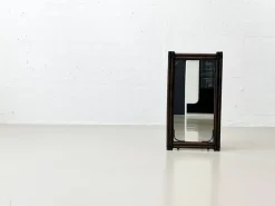 New Pamono Mid-Century Bamboo Mirror, Italy, 1950s