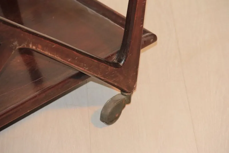 Pamono Mid-Century Bar Cart by Cesare Lacca, 1950s> Serving Bar Carts & Trolleys