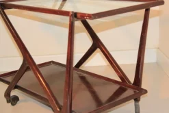 Pamono Mid-Century Bar Cart by Cesare Lacca, 1950s><noscript><img width=